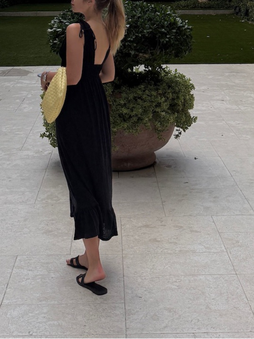 Black Backless Dress